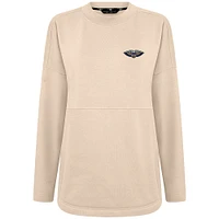 Women's Levelwear Khaki New Orleans Pelicans Beaudry Pullover Sweatshirt