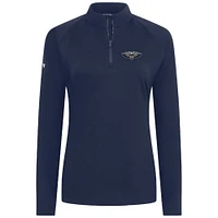 Haut à fermeture éclair quart de tour Flex Insignia 2.0 bleu marine pour femme Levelwear des New Orleans Pelicans