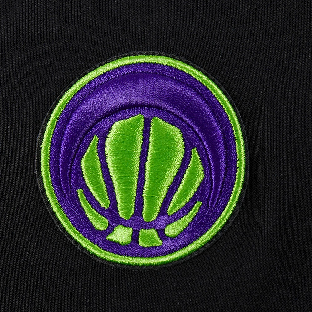 Sweat à capuche court en chenille avec appliques City Edition 2024/25 Pro Standard pour femme New Orleans Pelicans noir