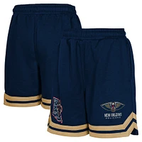 Short en molleton Teardrop bleu marine pour jeunes New Orleans Pelicans