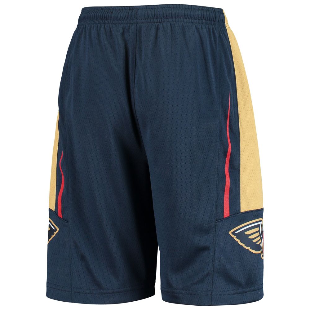 Youth Nike Navy New Orleans Pelicans 2020/21 Swingman Shorts - Icon Edition