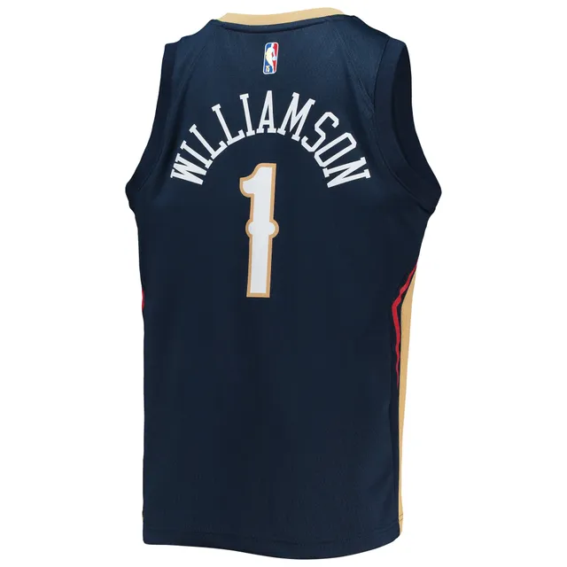 Nike Zion Williamson Youth Jersey - Navy New Orleans Pelicans Swingman Kids Icon Edition Jersey