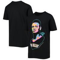 Youth Zion Williamson Black New Orleans Pelicans Artist Series T-Shirt