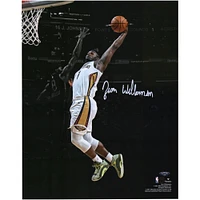 Zion Williamson New Orleans Pelicans Autographed 11" x 14" Dunk vs. Sacramento Kings Spotlight Photograph
