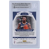 Zion Williamson New Orleans Pelicans Autographed 2019-20 Panini Chronicles Phoenix #570 Beckett Fanatics Witnessed Authenticated Rookie Card