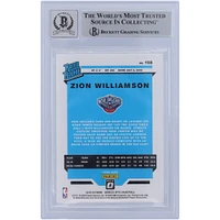 Zion Williamson New Orleans Pelicans Autographed 2019-20 Panini Donruss Optic Rated Rookie #158 Beckett Fanatics Witnessed Authenticated 10 Rookie Card