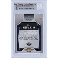 Zion Williamson New Orleans Pelicans Autographed 2019-20 Panini Prizm Instant Impact #2 Beckett Fanatics Witnessed Authenticated Rookie Card