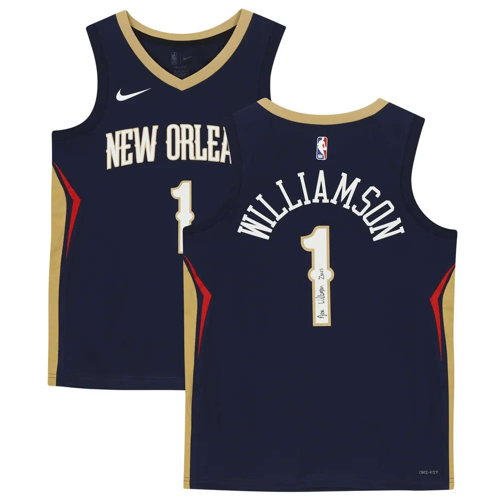 timer geestelijke Bangladesh Lids Zion Williamson New Orleans Pelicans Fanatics Authentic Autographed  Navy Nike Swingman Jersey with ''Zanos'' Inscription | Dulles Town Center