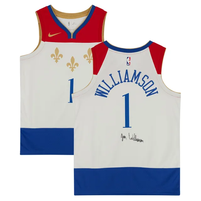 Nike Youth New Orleans Pelicans Zion Williamson #1 White Swingman