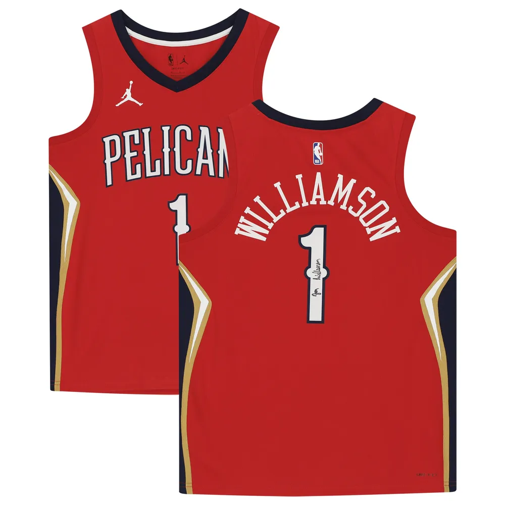 Zion Williamson New Orleans Pelicans Autographed Nike Navy Swingman Jersey