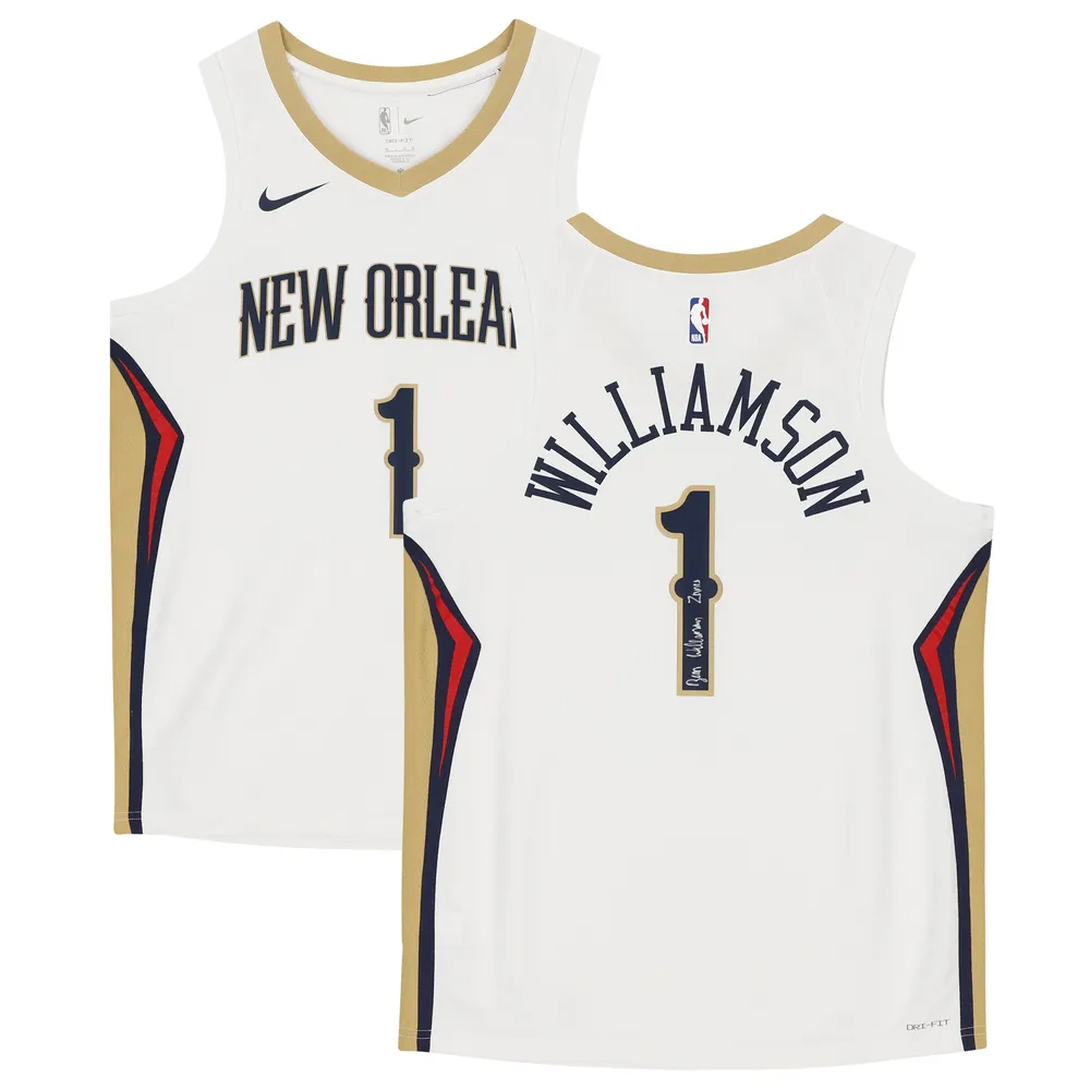 Zion Williamson New Orleans Pelicans Autographed White 2021 City