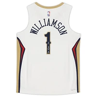Zion Williamson New Orleans Pelicans Autographed White Nike Swingman Jersey with ''Zanos'' Inscription