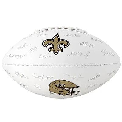 Ballon de football à signature autographe des Saints de la Nouvelle-Orléans