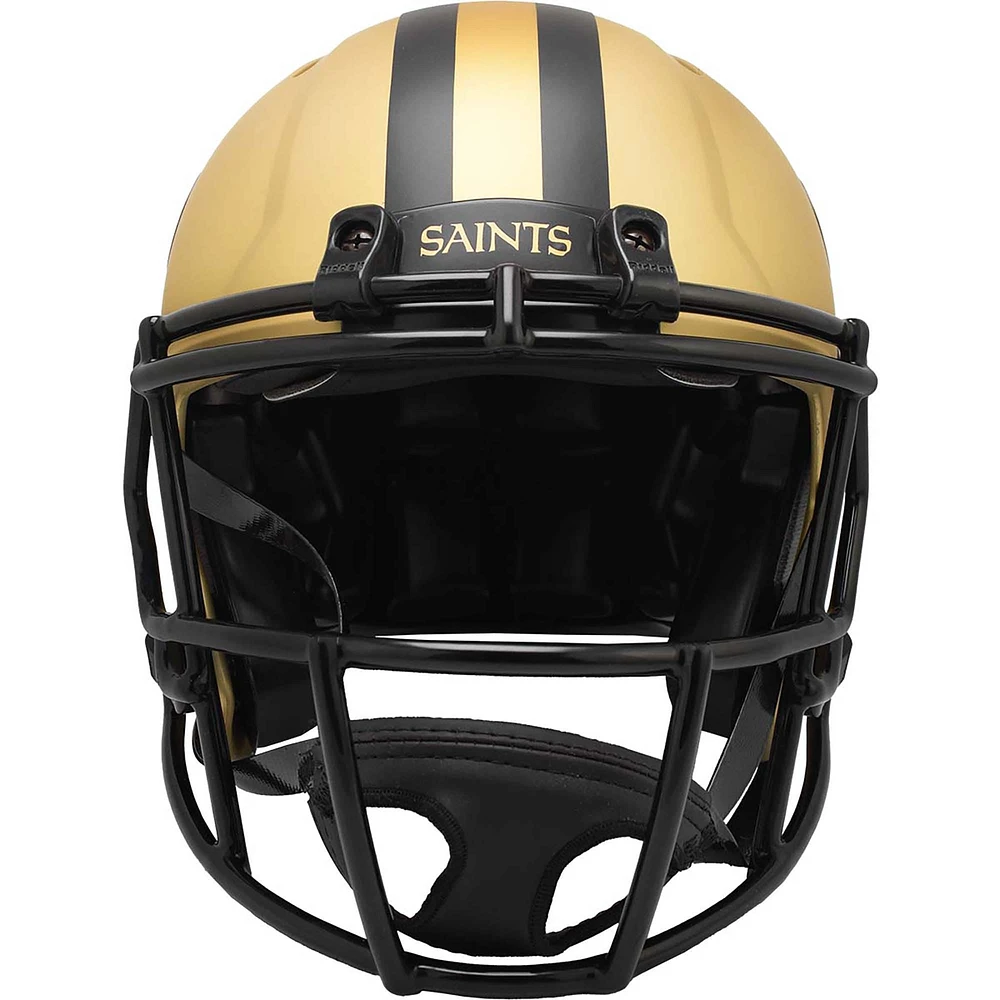  New Orleans Saints Riddell Rave Speed Authentic Helmet