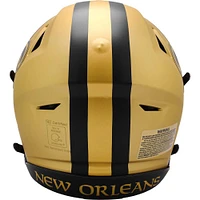  New Orleans Saints Riddell Rave Speed Flex Authentic Helmet