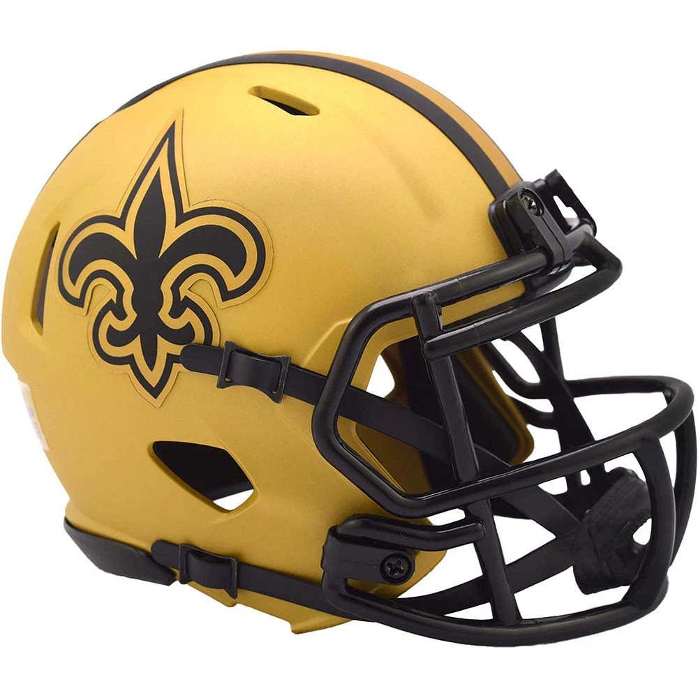  New Orleans Saints Riddell Rave Speed Mini Helmet