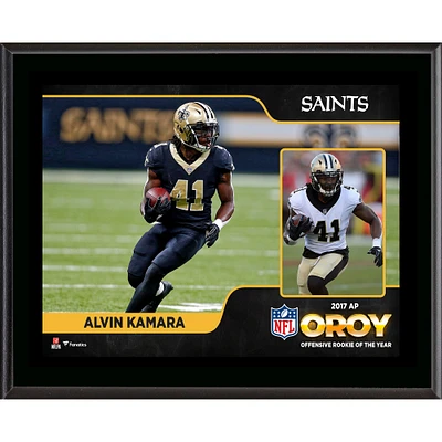Alvin Kamara New Orleans Saints 2017 Offensive Rookie of the Year 10.5" x 13" Sublimated Plaque