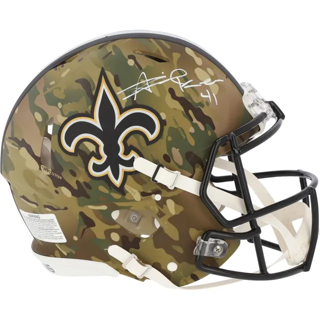 Lids Alvin Kamara New Orleans Saints Fanatics Authentic Autographed Riddell  Flat White Alternate Revolution Speed Mini Helmet