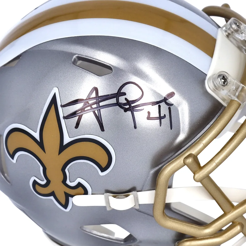 New Orleans Saints Riddell Speed FLASH Mini Football Helmet