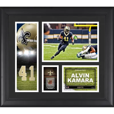 Lids Alvin Kamara New Orleans Saints Fanatics Authentic Autographed 16 x  20 Black Jersey Vertical Photograph