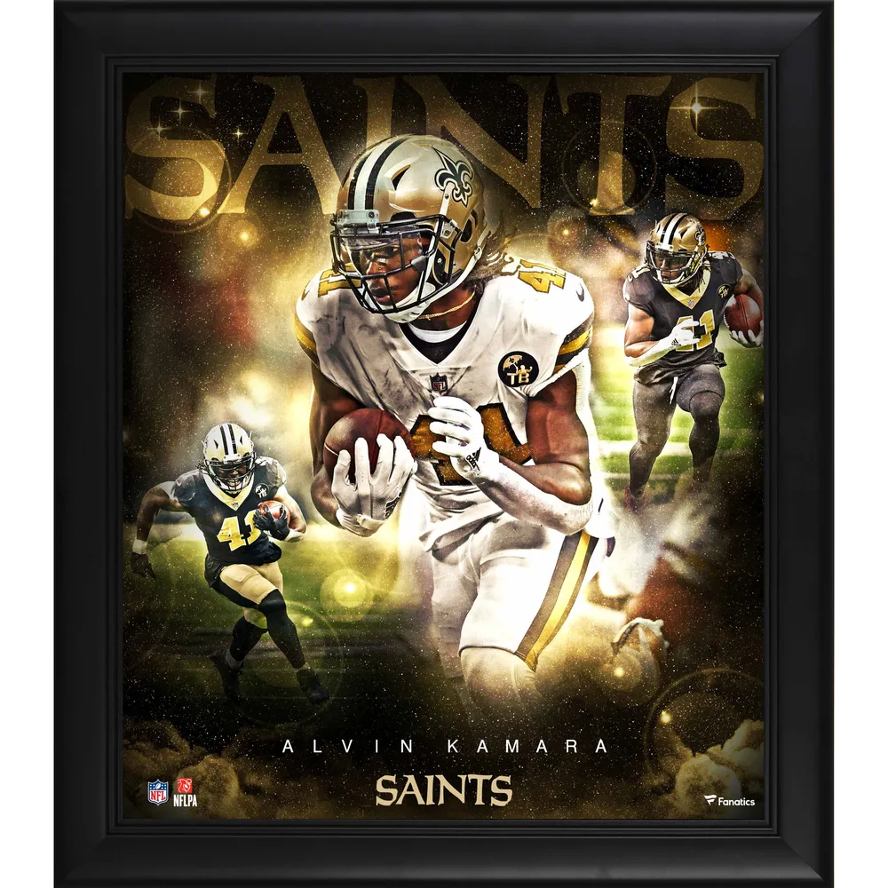 Lids Alvin Kamara New Orleans Saints Fanatics Authentic Framed 15 x 17  Stars of the Game Collage