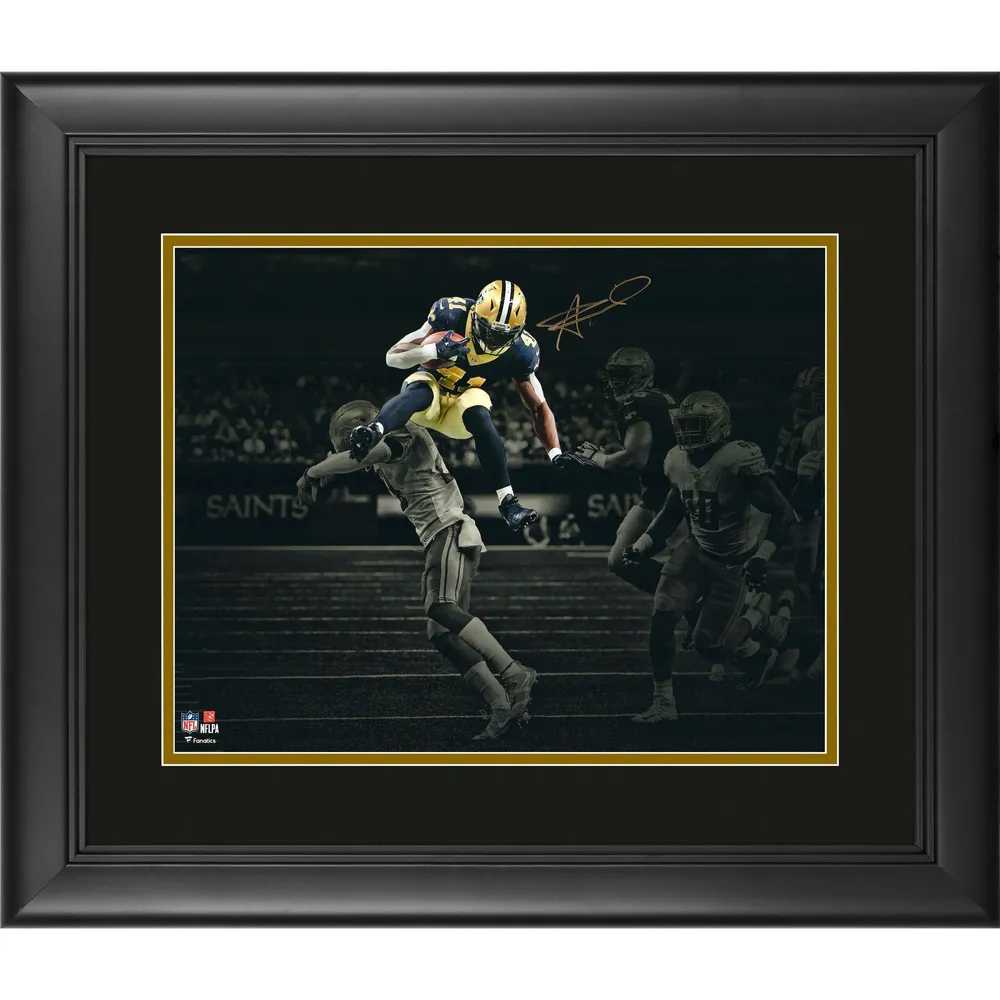 FRAMED ALVIN KAMARA AUTOGRAPHED SIGNED NEW ORLEANS SAINTS JERSEY