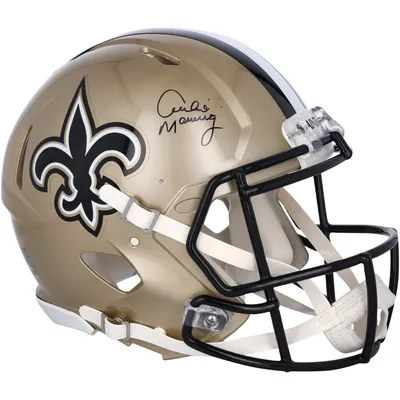 Archie Manning New Orleans Saints Autographed Riddell Black Matte