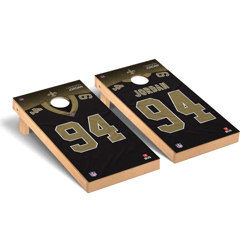 New Orleans Saints Jersey Cornhole Set with Bags