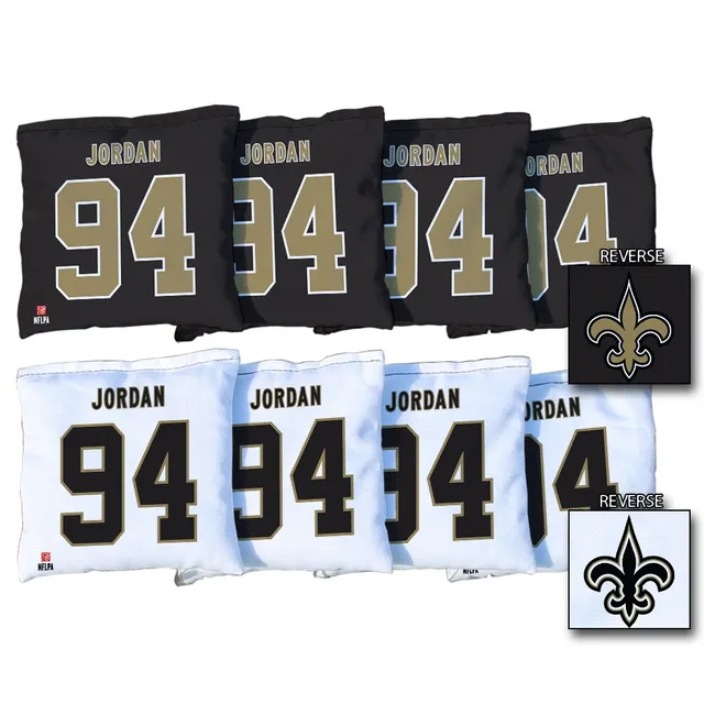 New Orleans Saints Jersey Cornhole Wraps - Set of 2