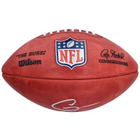 Ballon de football Wilson Duke autographié par Chase Young des New Orleans Saints