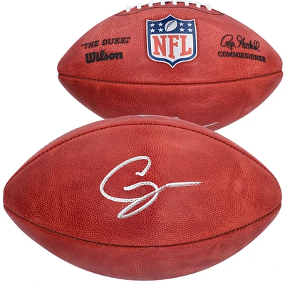 Ballon de football Wilson Duke autographié par Chase Young des New Orleans Saints