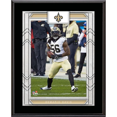 Plaque de joueur sublimée Demario Davis New Orleans Saints 10,5" x 13"