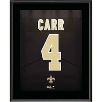 Derek Carr New Orleans Saints 10.5" x 13" Jersey Number Sublimated Player Plaque