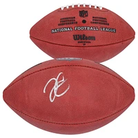 Ballon de football en couleur autographié par Derek Carr des New Orleans Saints