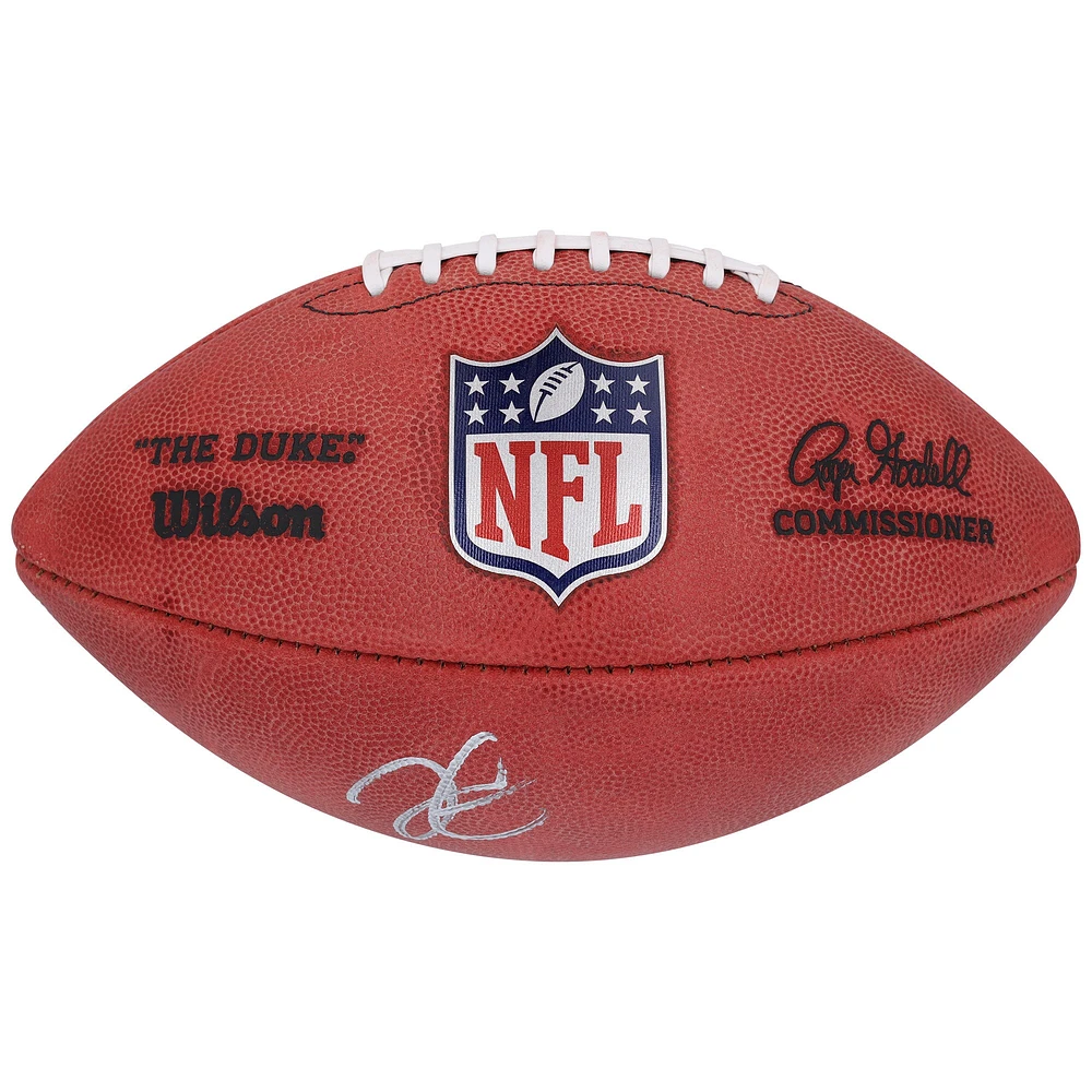 Ballon de football en couleur autographié par Derek Carr des New Orleans Saints