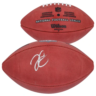 Ballon de football en couleur autographié par Derek Carr des New Orleans Saints