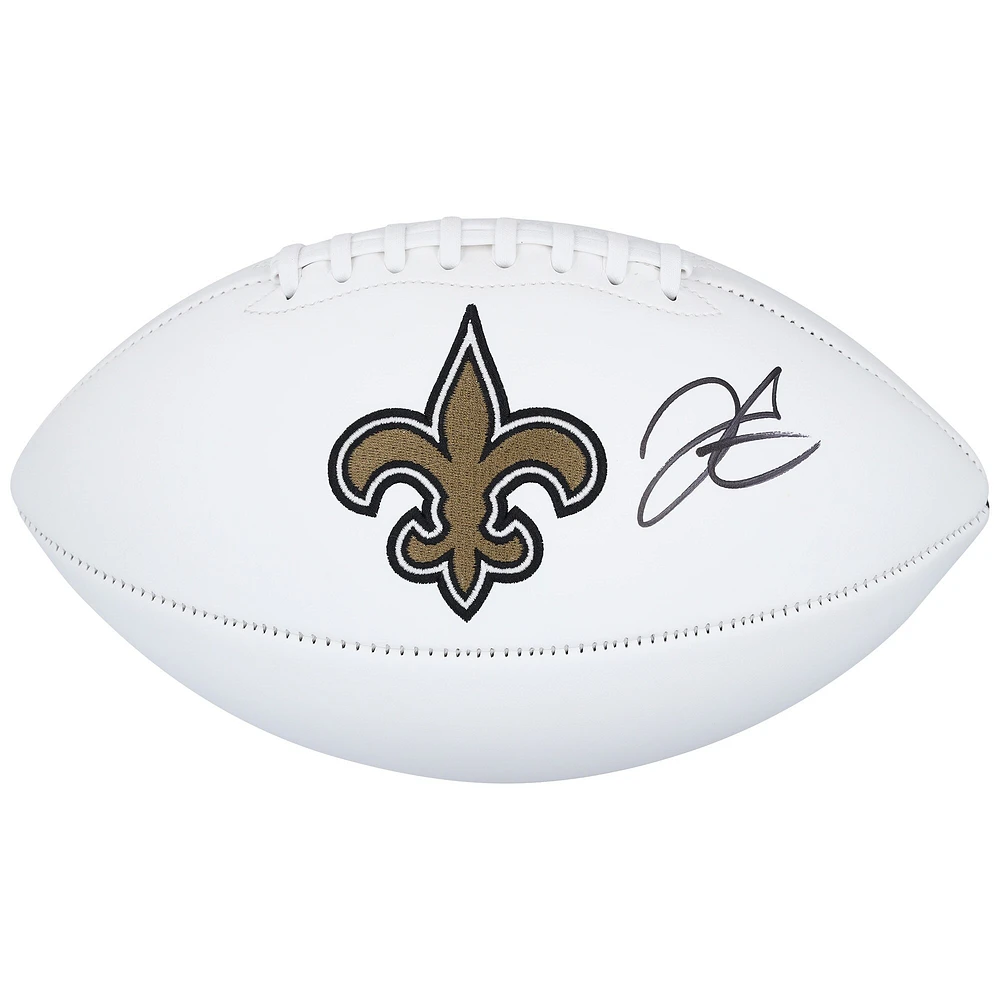 Derek Carr New Orleans Saints Autographed White Panel Football