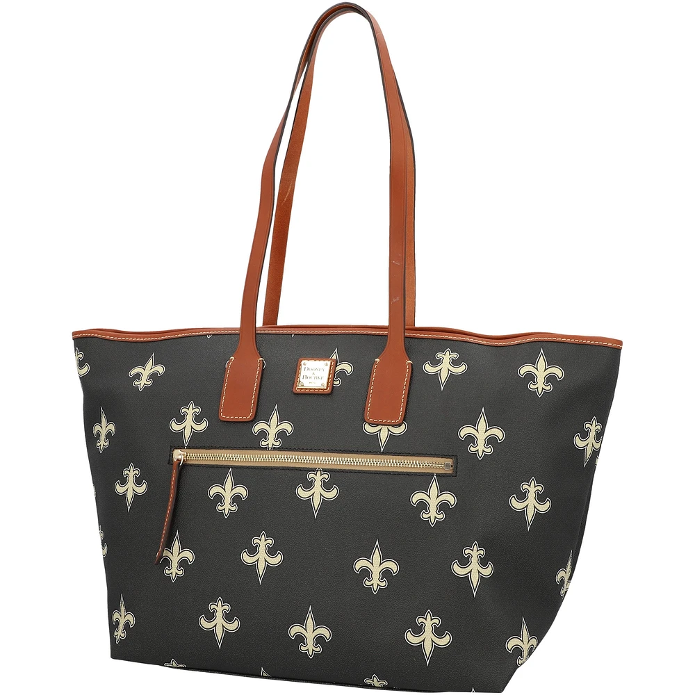 Dooney & Bourke New Orleans Saints Sporty Monogram Grand sac fourre-tout zippé