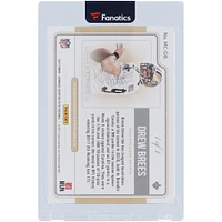 Carte Panini certifiée 2017 autographiée par Drew Brees des Saints de la Nouvelle-Orléans #MC-DB #1/1