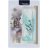 Carte Panini certifiée 2017 autographiée par Drew Brees des Saints de la Nouvelle-Orléans #MC-DB #1/1
