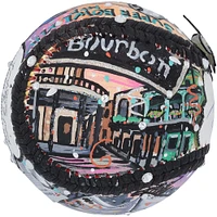 Ballon de baseball autographié par Drew Brees des New Orleans Saints - Illustration de Charles Fazzino - WN55913419