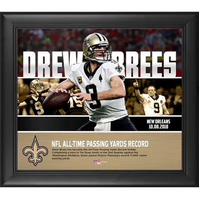 New Orleans Saints Fanatics Authentic Framed 10 x 20 Win From Home  Collage