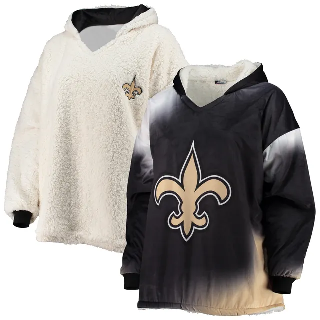 Lids New Orleans Saints Era Tie-Dye Pullover Hoodie - Black