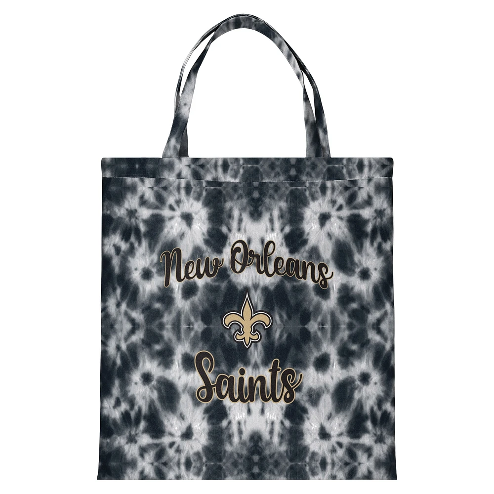 FOCO New Orleans Saints Script Wordmark Tote Bag