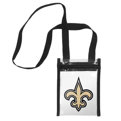 FOCO New Orleans Saints To Go Clear - Crossbody Tote Bag