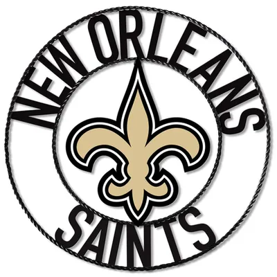 New Orleans Saints Imperial 24'' Wrought Iron Wall Art