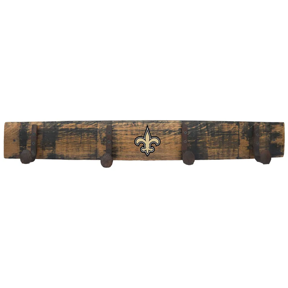 Lids New Orleans Saints Imperial 21'' Reclaimed Oak Bar Shelf