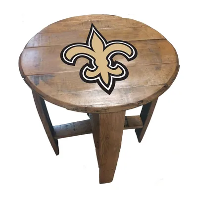 New Orleans Saints Imperial Oak Barrel Table