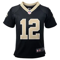 Maillot de jeu Nike Chris Olave pour bébé, noir, New Orleans Saints Team Player