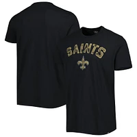 T-shirt '47 Black New Orleans Saints All Arch Franklin pour hommes